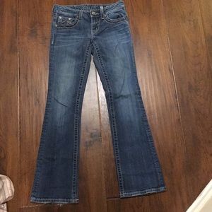 Size 27 denim brand miss me jeans